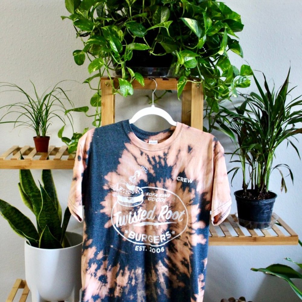 Recycled tie dye shirt